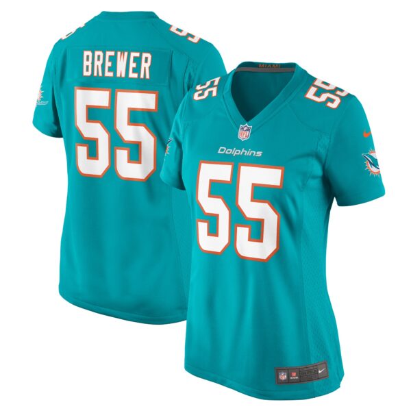 Aaron Brewer Miami Dolphins Nike Women’s Game Jersey – Aqua
