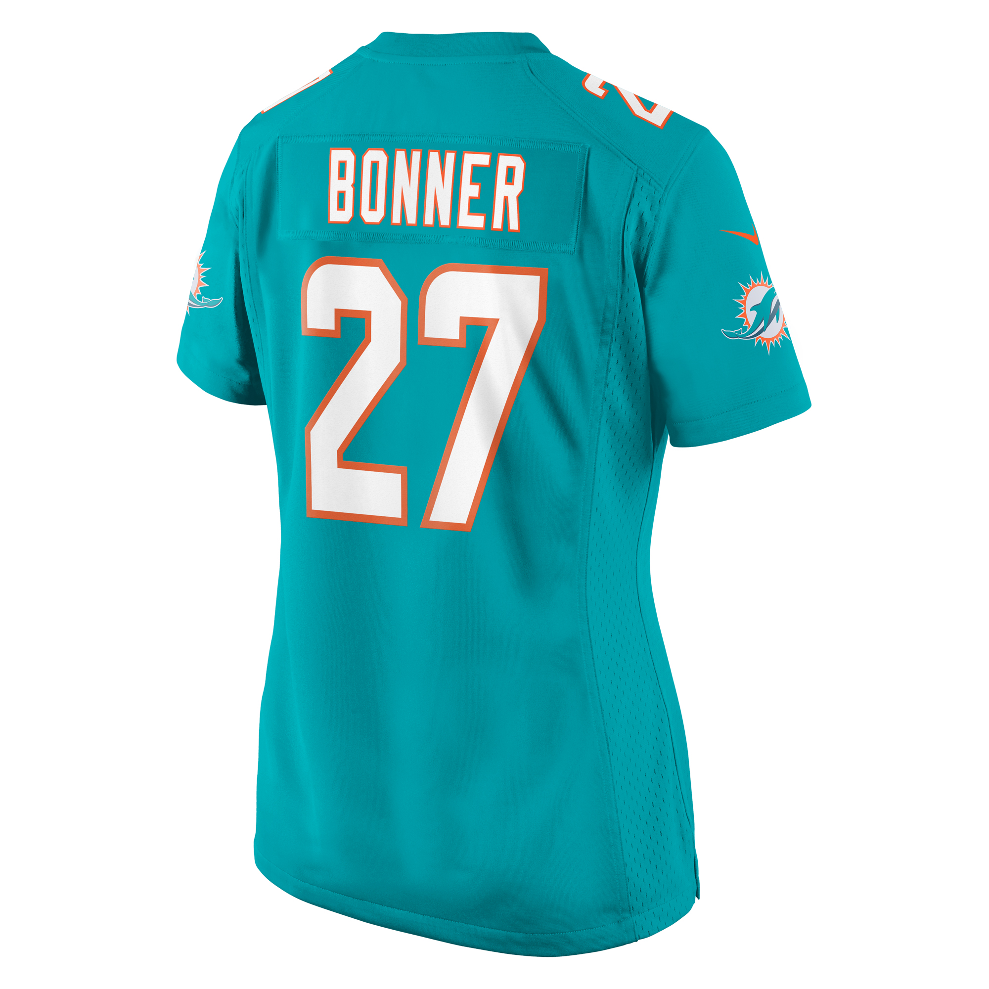 Ethan Bonner Miami Dolphins Nike Women’s Game Jersey – Aqua - Image 3