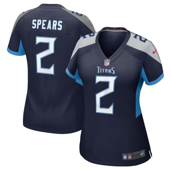 Tyjae Spears Tennessee Titans Nike Women’s Game Jersey – Navy