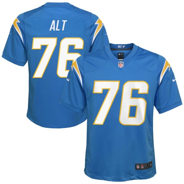 Joe Alt Los Angeles Chargers Nike Youth 2024 NFL Draft First Round Pick Player Game Jersey – Powder Blue