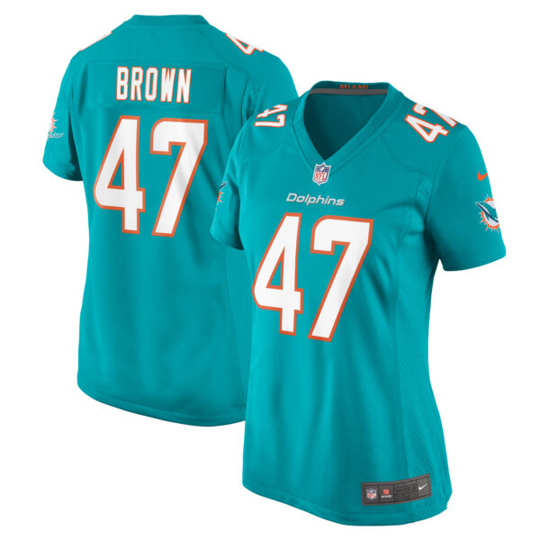 Cam Brown Miami Dolphins Nike Women’s Game Jersey – Aqua