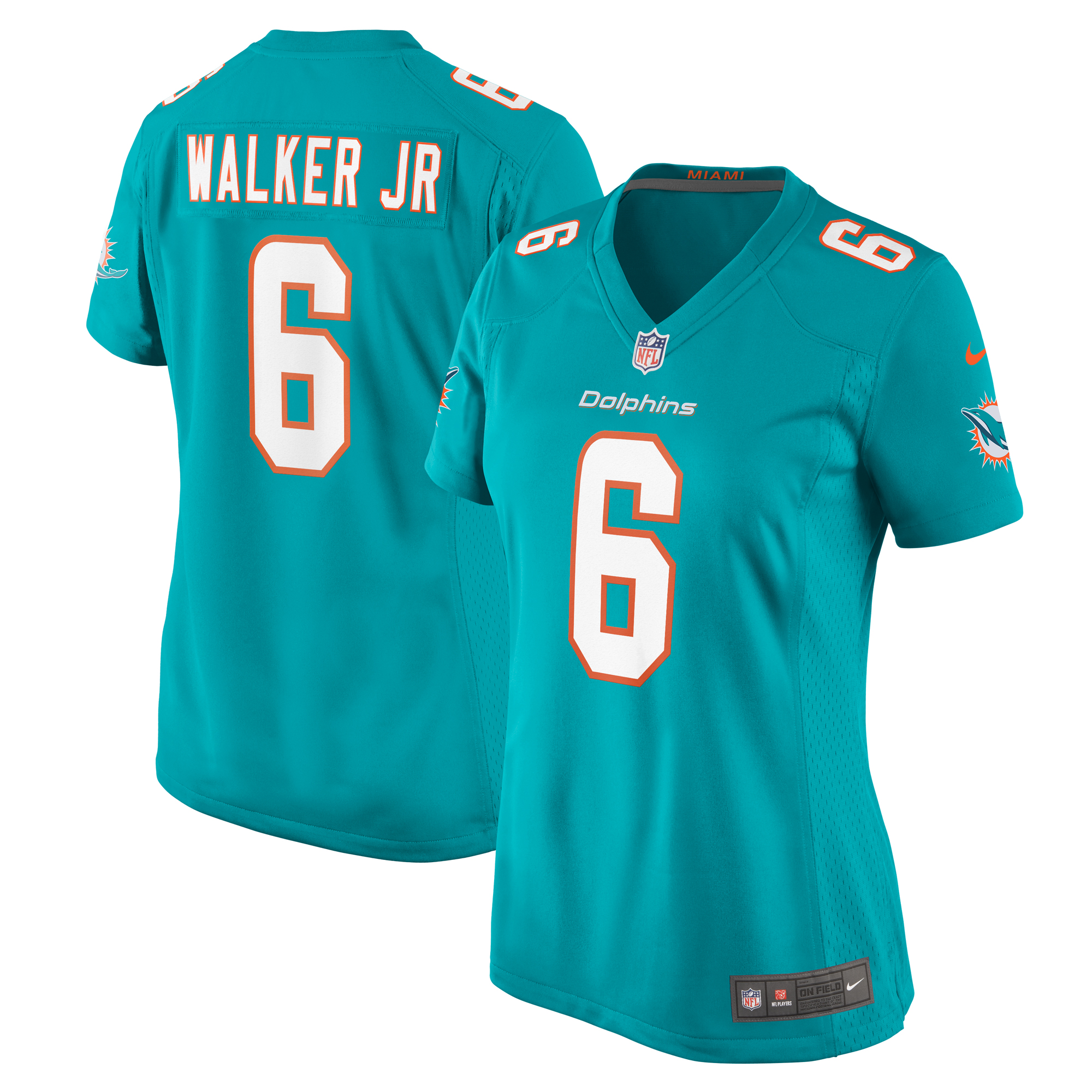 Anthony Walker Jr. Miami Dolphins Nike Women’s Game Jersey – Aqua