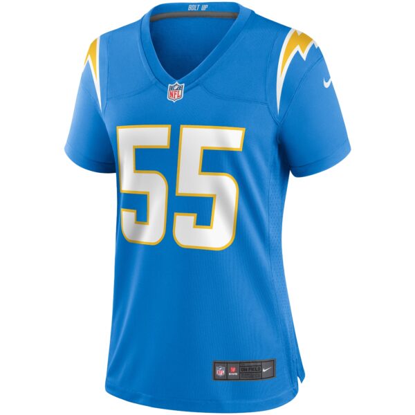 Junior Seau Los Angeles Chargers Nike Women’s Game Retired Player Jersey – Powder Blue