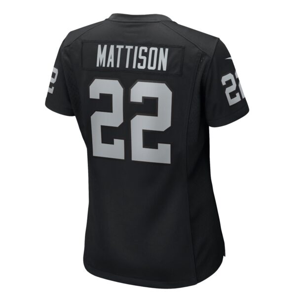 Alexander Mattison Las Vegas Raiders Nike Women’s Game Jersey – Black