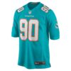 Da’Shawn Hand Miami Dolphins Nike Game Jersey – Aqua