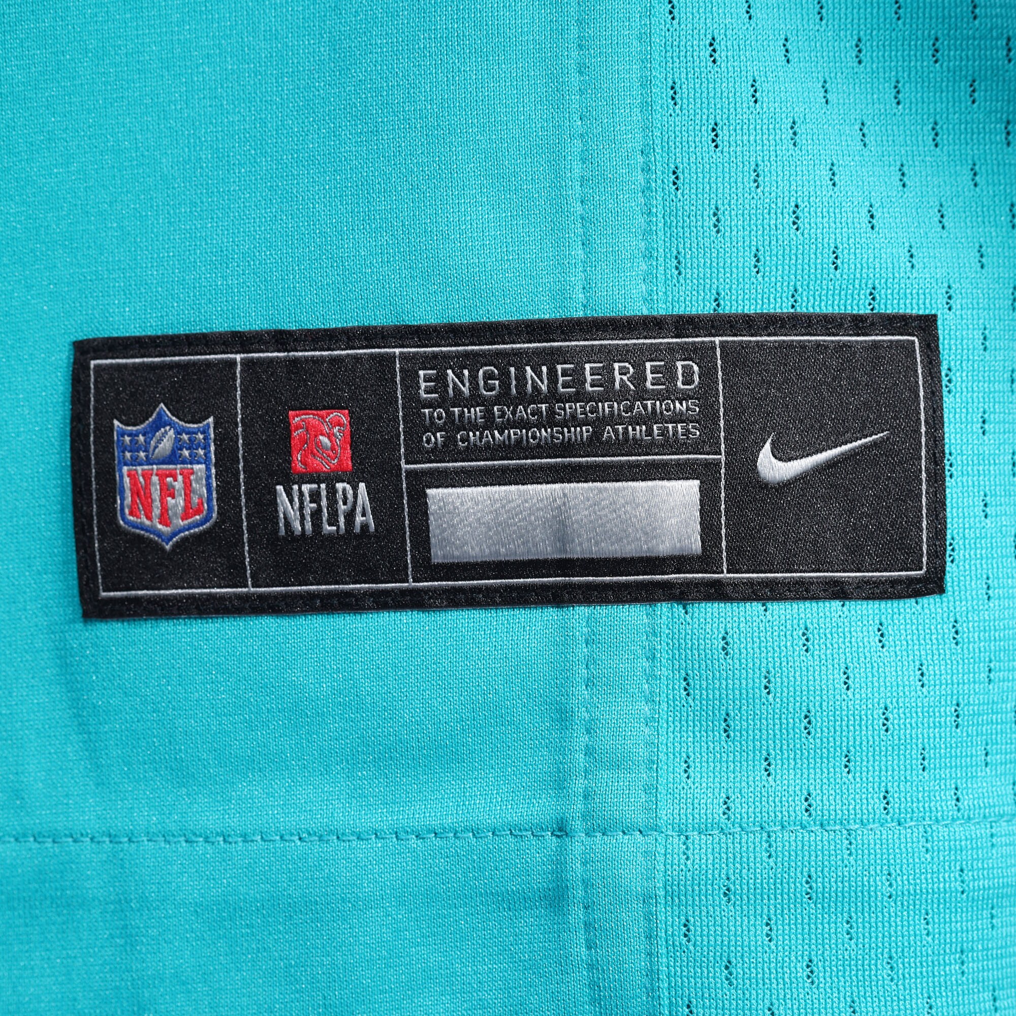 Da’Shawn Hand Miami Dolphins Nike Game Jersey – Aqua - Image 3