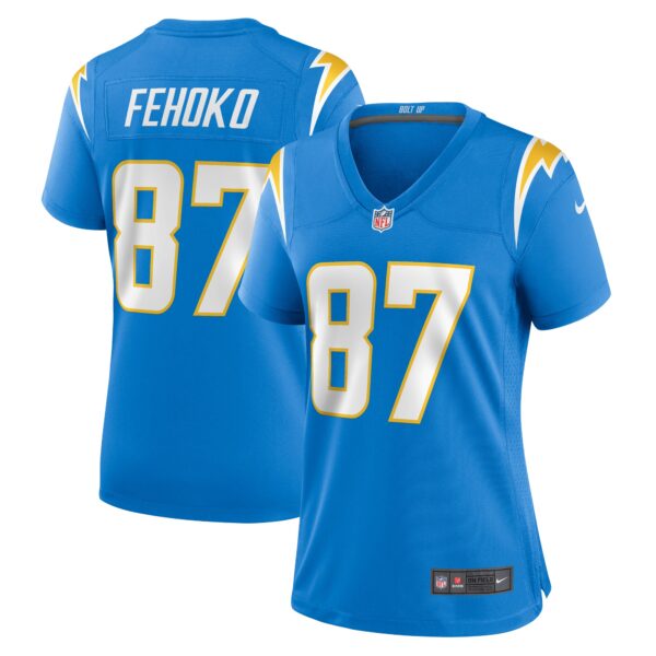 Simi Fehoko Los Angeles Chargers Nike Women’s Game Jersey – Powder Blue