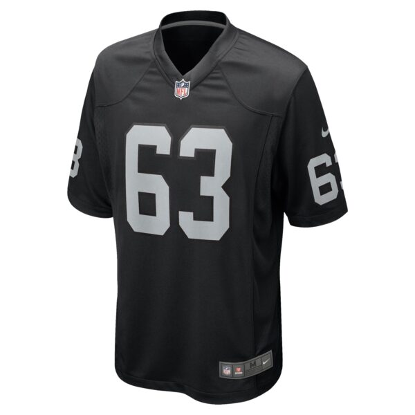 Jake Johanning Las Vegas Raiders Nike Team Game Jersey – Black