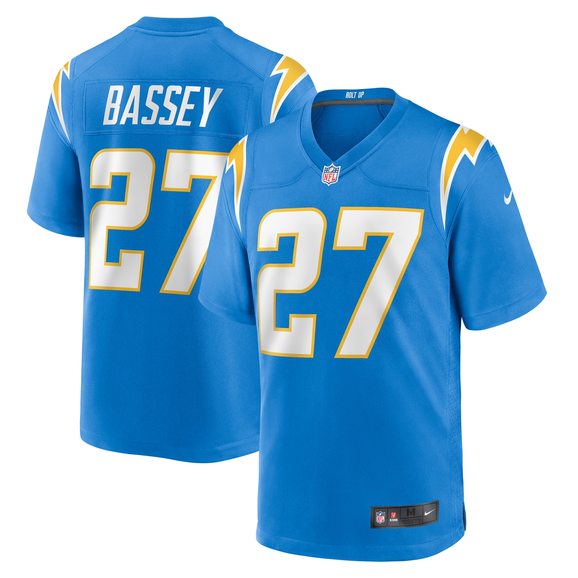Essang Bassey Los Angeles Chargers Nike Game Jersey – Powder Blue