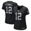 Aidan O’Connell Las Vegas Raiders Nike Women’s Game Jersey – Black
