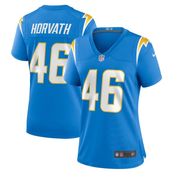 Zander Horvath Los Angeles Chargers Nike Women’s Game Jersey – Powder Blue