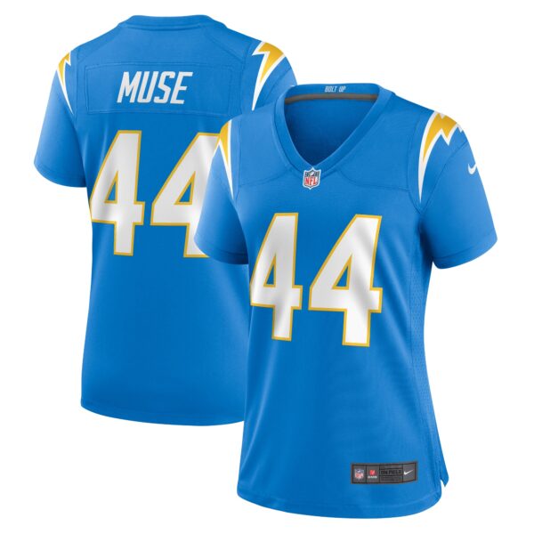 Tanner Muse Los Angeles Chargers Nike Women’s Team Game Jersey – Powder Blue