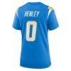 Daiyan Henley Los Angeles Chargers Nike Women’s Team Game Jersey – Powder Blue
