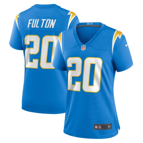 Kristian Fulton Los Angeles Chargers Nike Women’s Team Game Jersey – Powder Blue