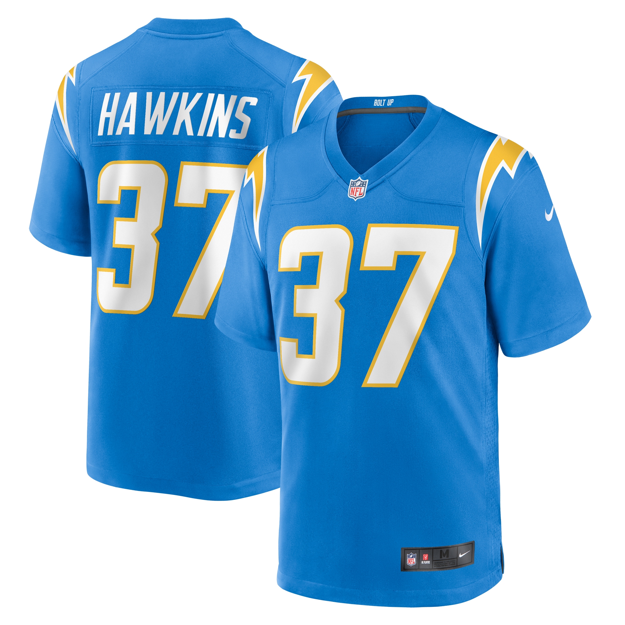Jaylinn Hawkins Los Angeles Chargers Nike Game Jersey – Powder Blue
