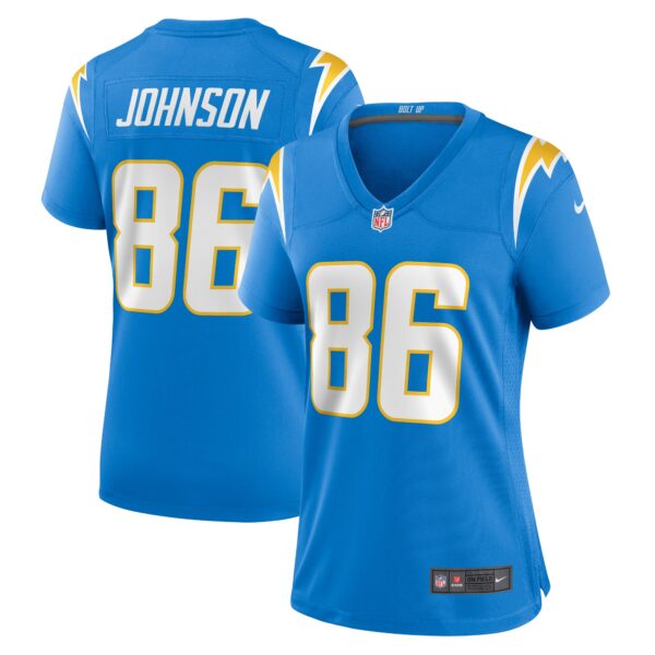 Cornelius Johnson Los Angeles Chargers Nike Women’s Game Jersey – Powder Blue