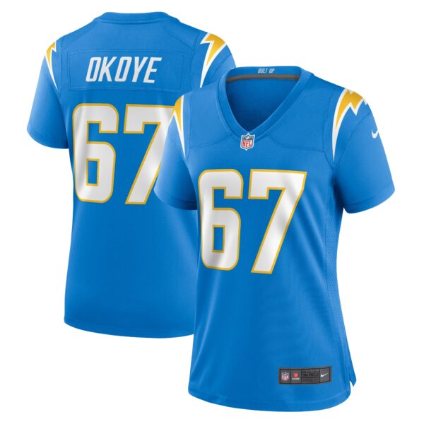 CJ Okoye Los Angeles Chargers Nike Women’s Team Game Jersey – Powder Blue