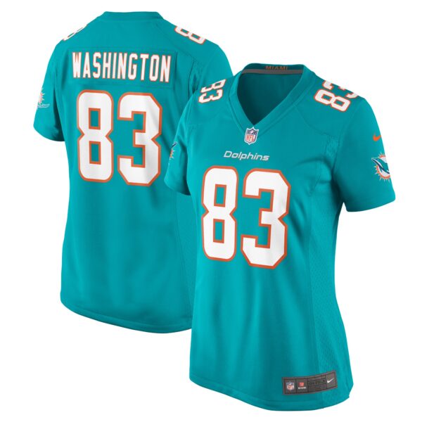 Malik Washington Miami Dolphins Nike Women’s Game Jersey – Aqua