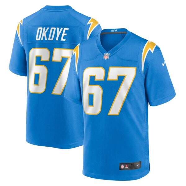 CJ Okoye Los Angeles Chargers Nike Team Game Jersey – Powder Blue