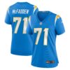 Jordan McFadden Los Angeles Chargers Nike Women’s Team Game Jersey – Powder Blue
