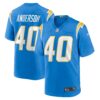 Stephen Anderson Los Angeles Chargers Nike Game Jersey – Powder Blue