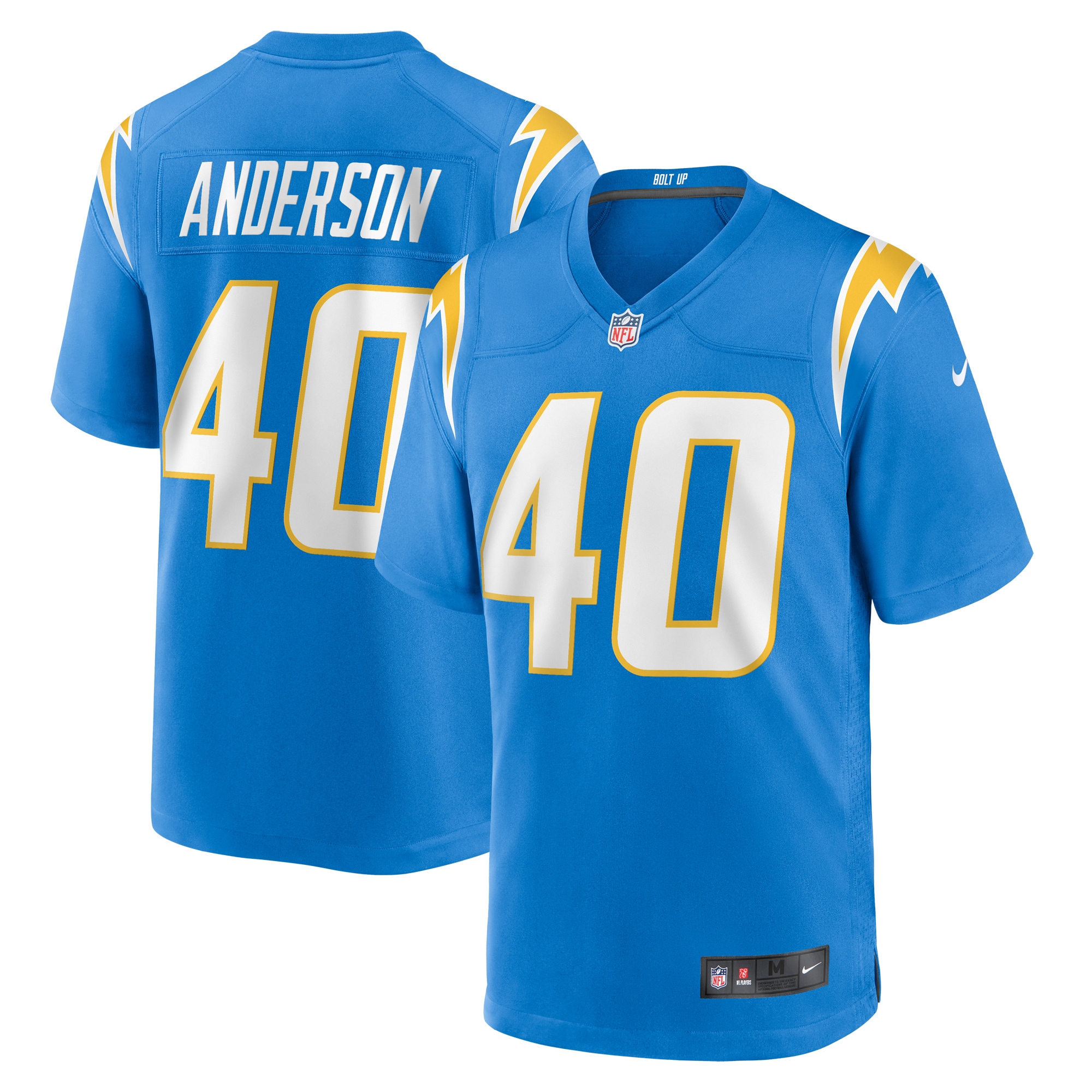 Stephen Anderson Los Angeles Chargers Nike Game Jersey – Powder Blue