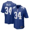 Elijah Riley New York Giants Nike Team Game Jersey – Royal