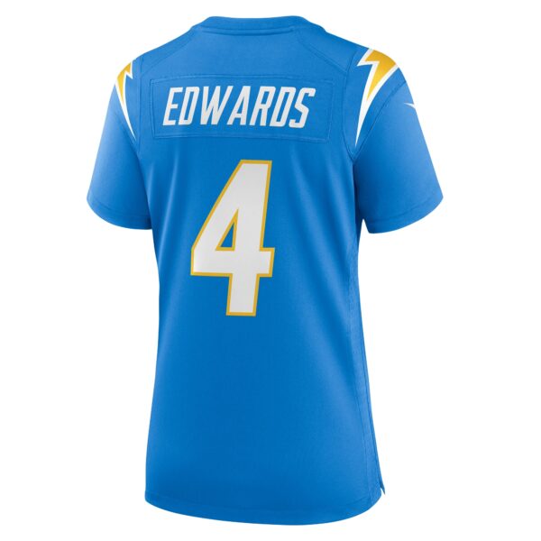 Gus Edwards Los Angeles Chargers Nike Women’s Game Jersey – Powder Blue