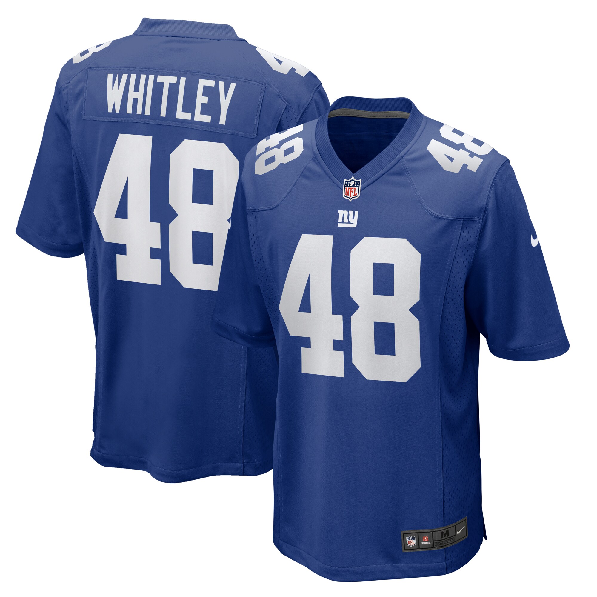 Benton Whitley New York Giants Nike Team Game Jersey – Royal