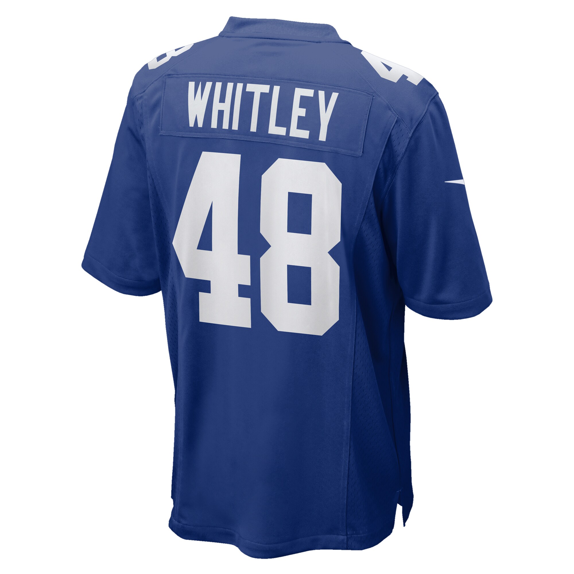 Benton Whitley New York Giants Nike Team Game Jersey – Royal - Image 3