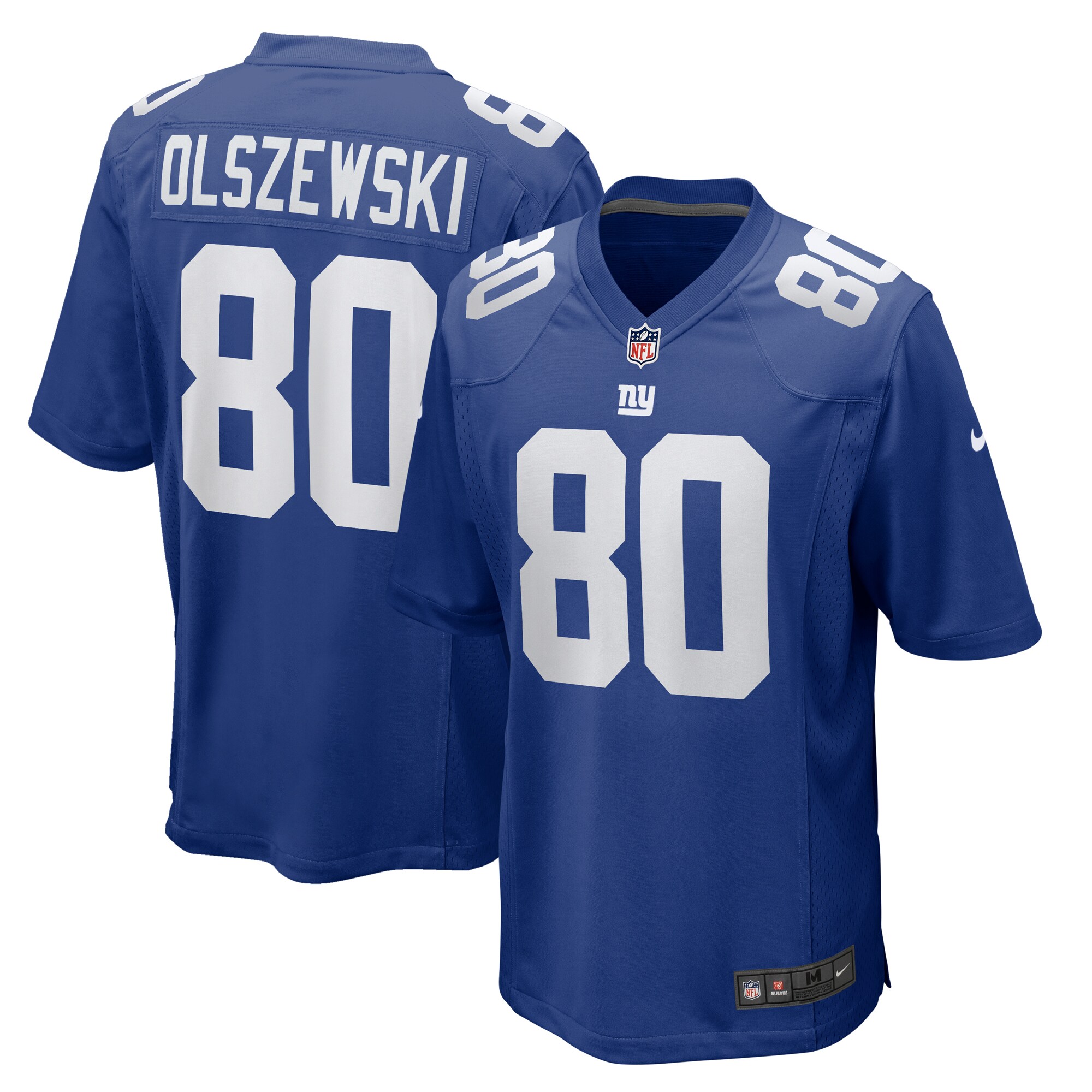 Gunner Olszewski New York Giants Nike Team Game Jersey – Royal