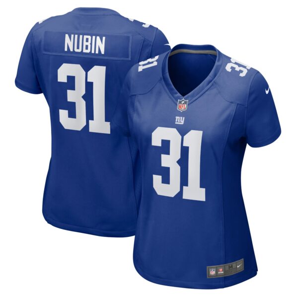 Tyler Nubin New York Giants Nike Women’s Game Jersey – Royal