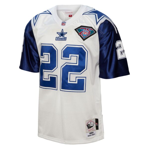 Emmitt Smith Dallas Cowboys Mitchell & Ness 1994 Jersey – White