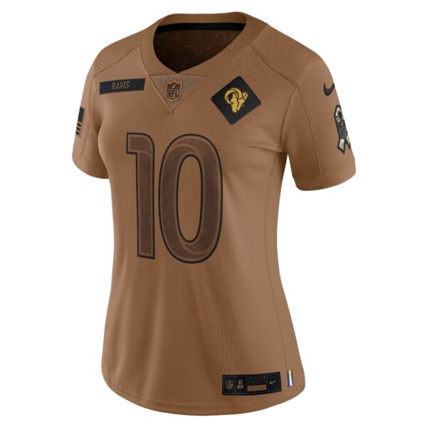 Cooper Kupp Los Angeles Rams Nike Women’s 2023 Salute To Service Limited Jersey – Brown