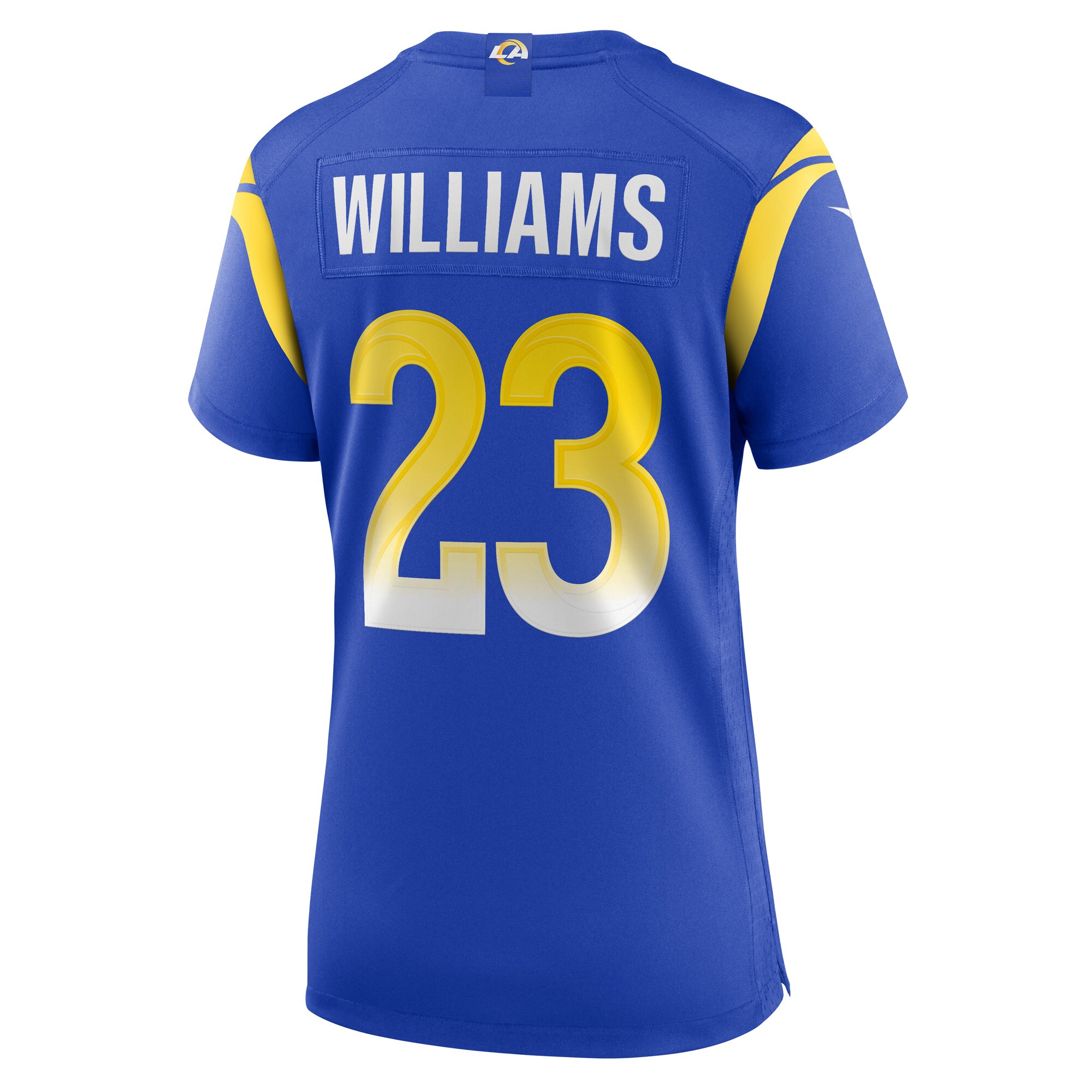 Kyren Williams Los Angeles Rams Nike Women’s Game Player Jersey – Royal - Image 2