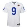 Matthew Stafford Los Angeles Rams Nike Youth Super Bowl LVI Game Patch Jersey – White