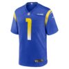 Number 1 Dad Los Angeles Rams Nike Game Jersey – Royal