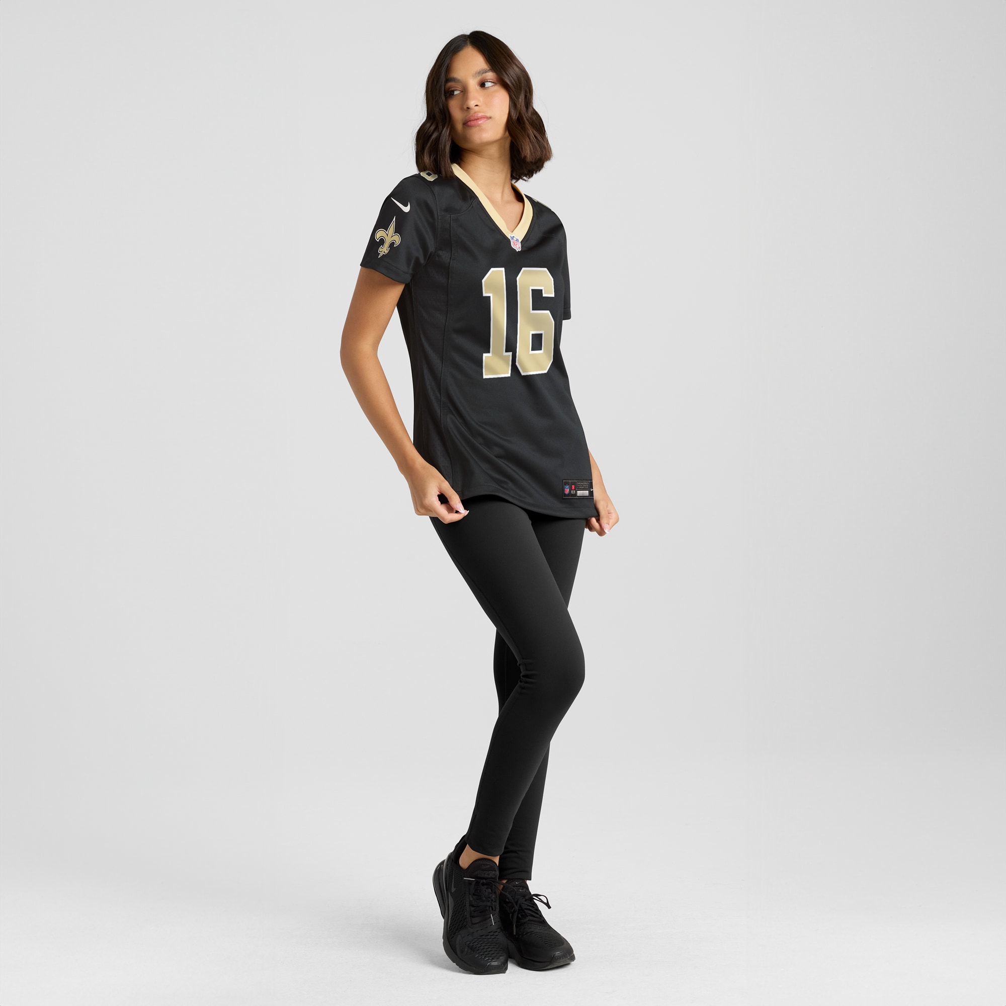 Bub Means New Orleans Saints Nike Women’s Game Jersey – Black
