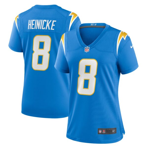Taylor Heinicke Los Angeles Chargers Nike Women’s Game Jersey – Powder Blue