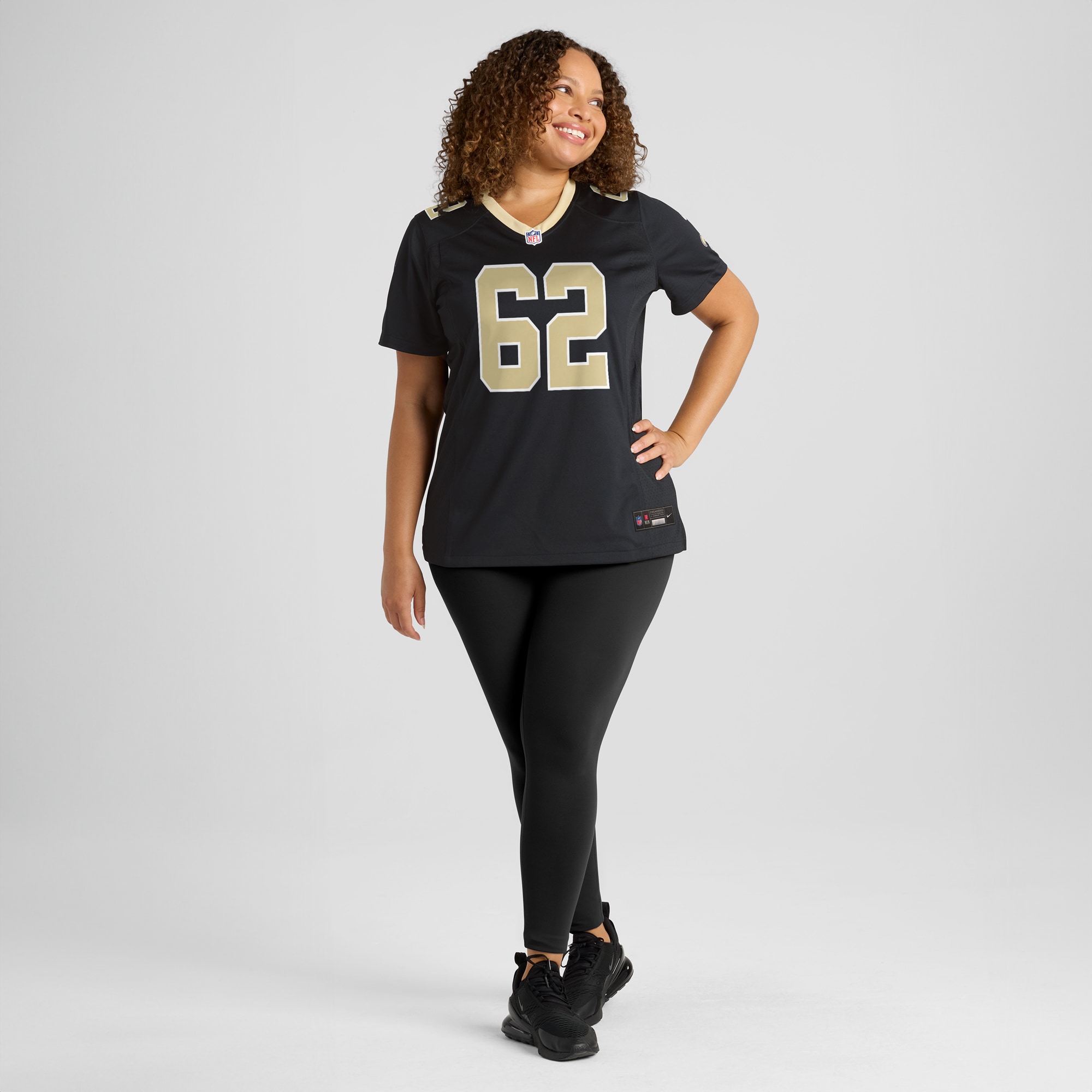 Lucas Patrick New Orleans Saints Nike Women’s Game Jersey – Black - Image 2