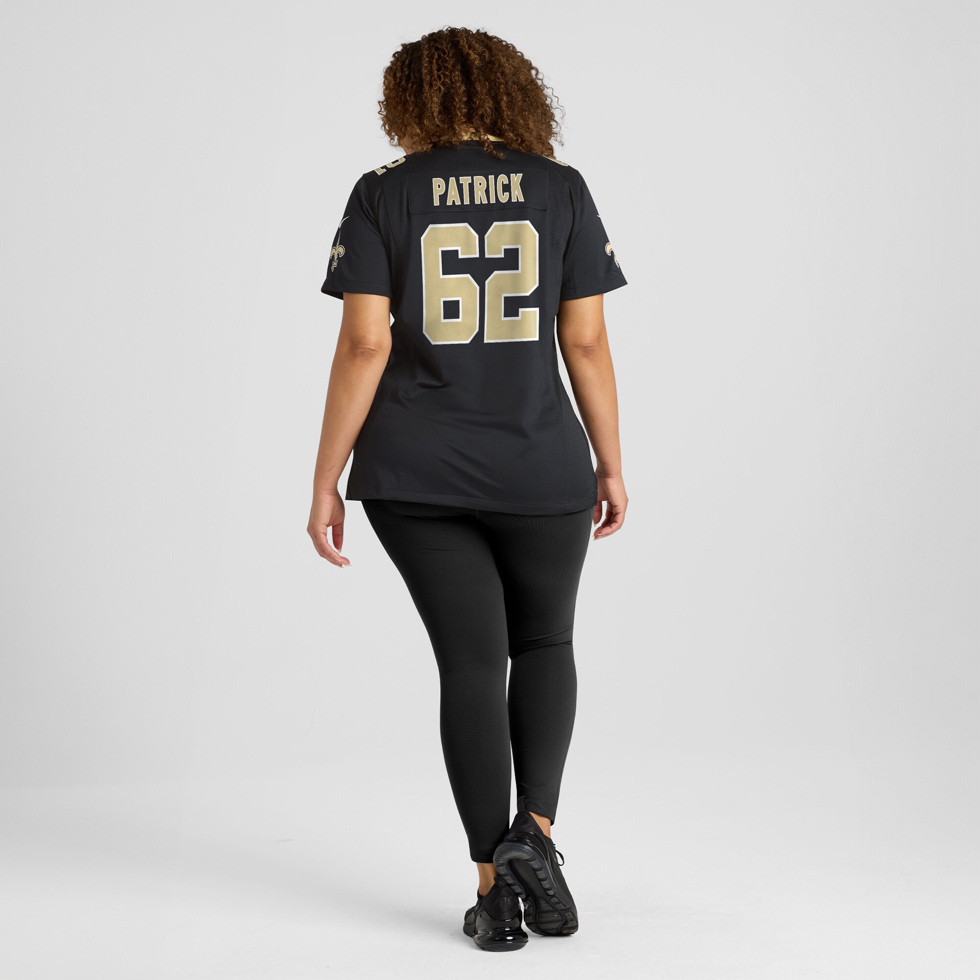 Lucas Patrick New Orleans Saints Nike Women’s Game Jersey – Black - Image 3
