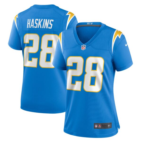 Hassan Haskins Los Angeles Chargers Nike Women’s Game Jersey – Powder Blue