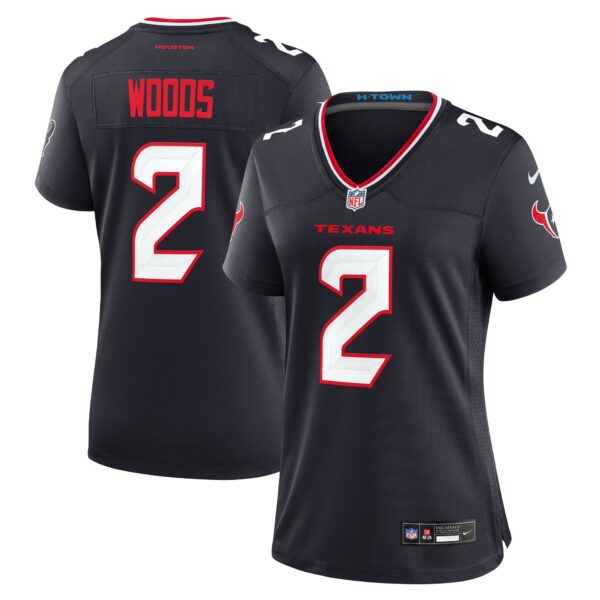 Robert Woods Houston Texans Nike Women’s Team Game Jersey – Navy
