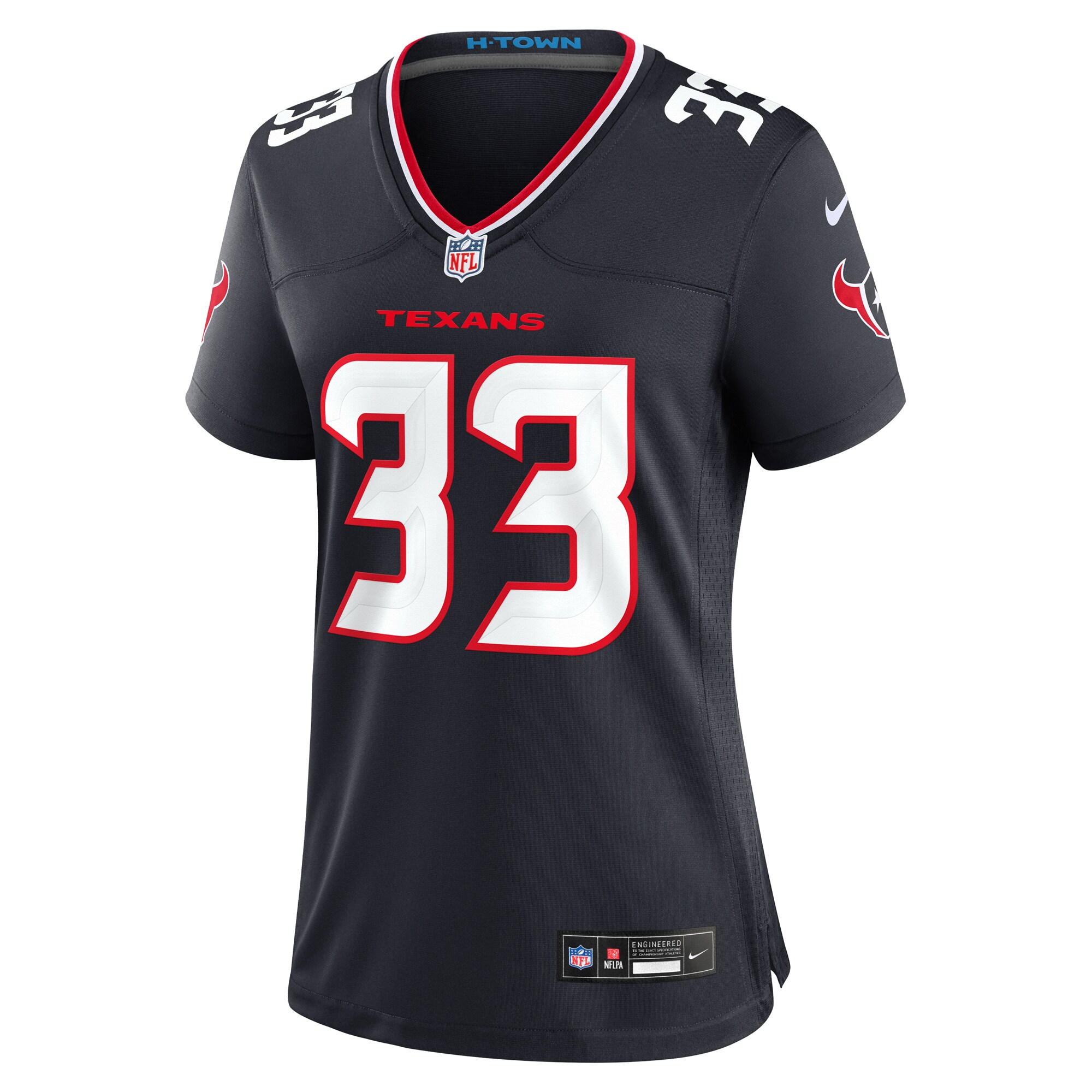 Dare Ogunbowale Houston Texans Nike Women’s Team Game Jersey – Navy - Image 2