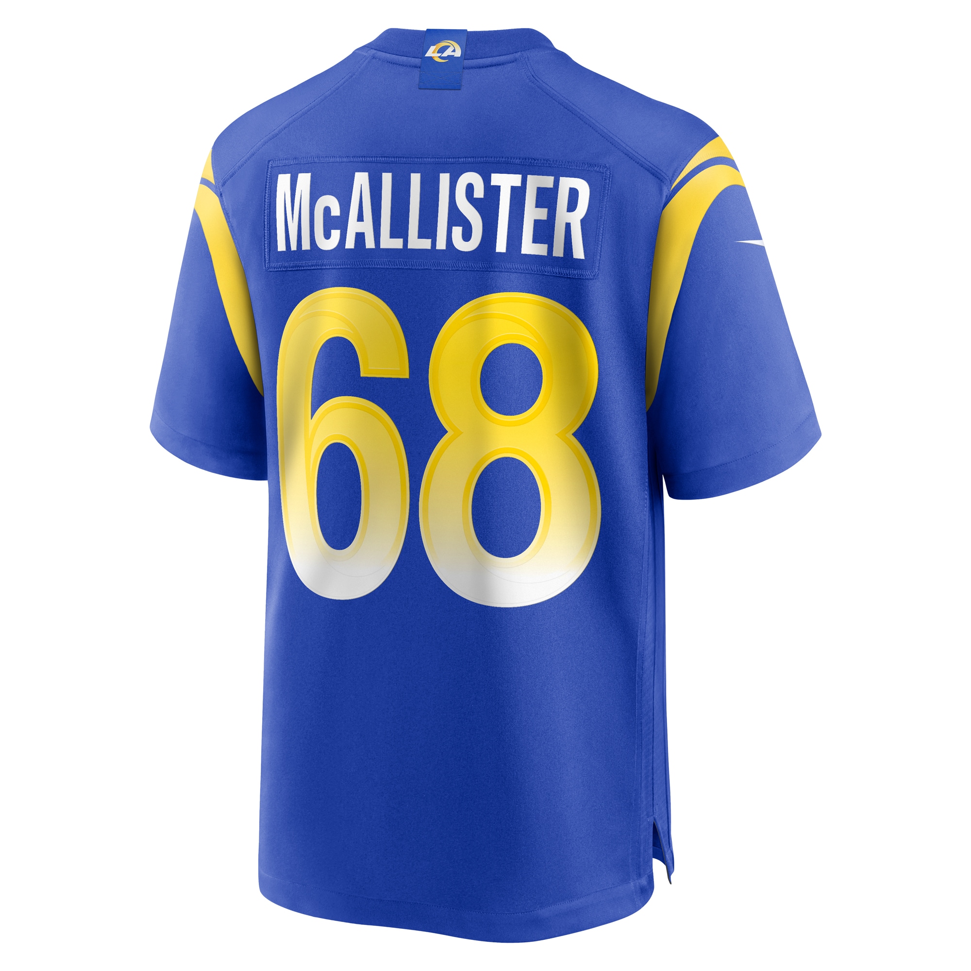 Mike McAllister Los Angeles Rams Nike Home Game Jersey – Royal