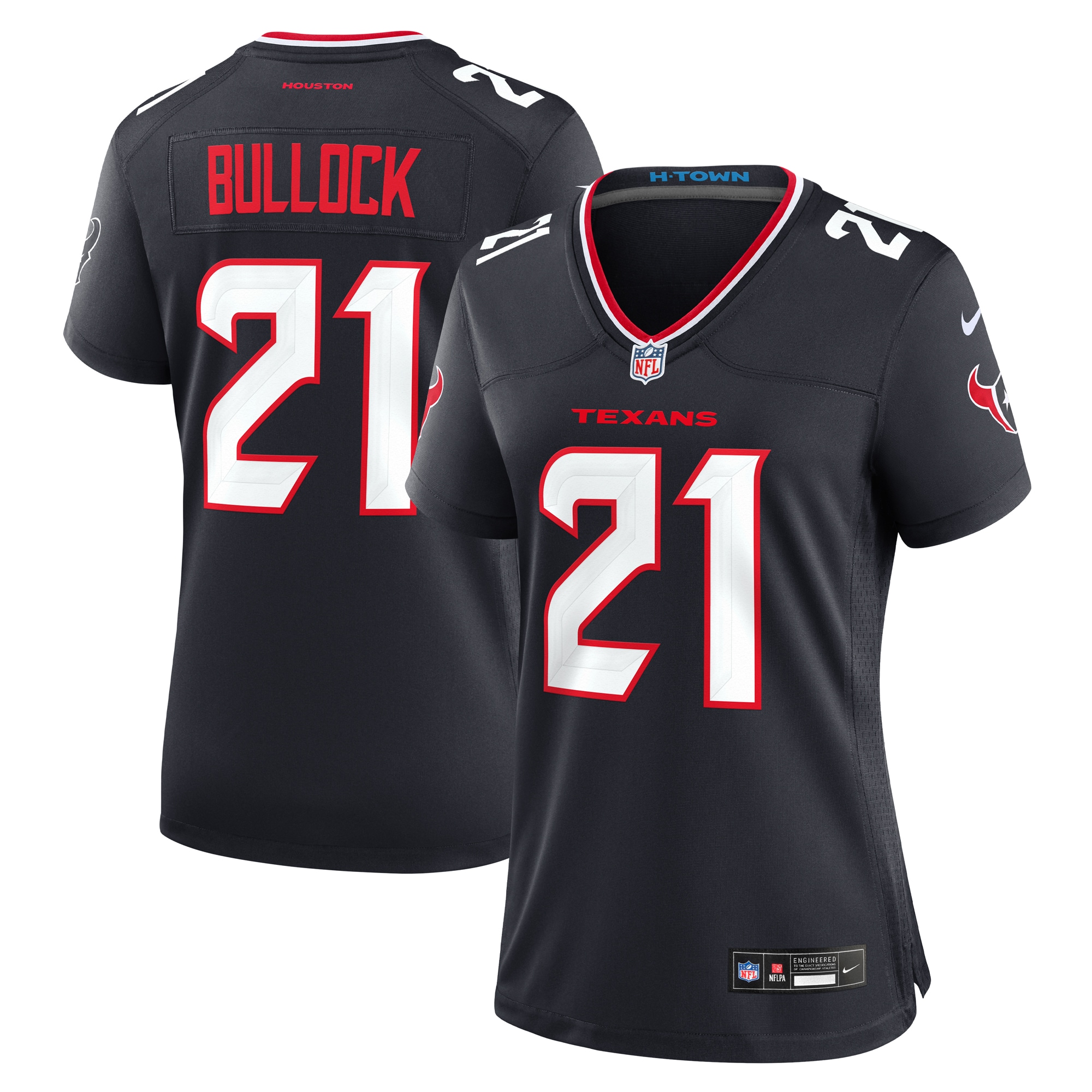 Calen Bullock Houston Texans Nike Women’s Team Game Jersey – Navy