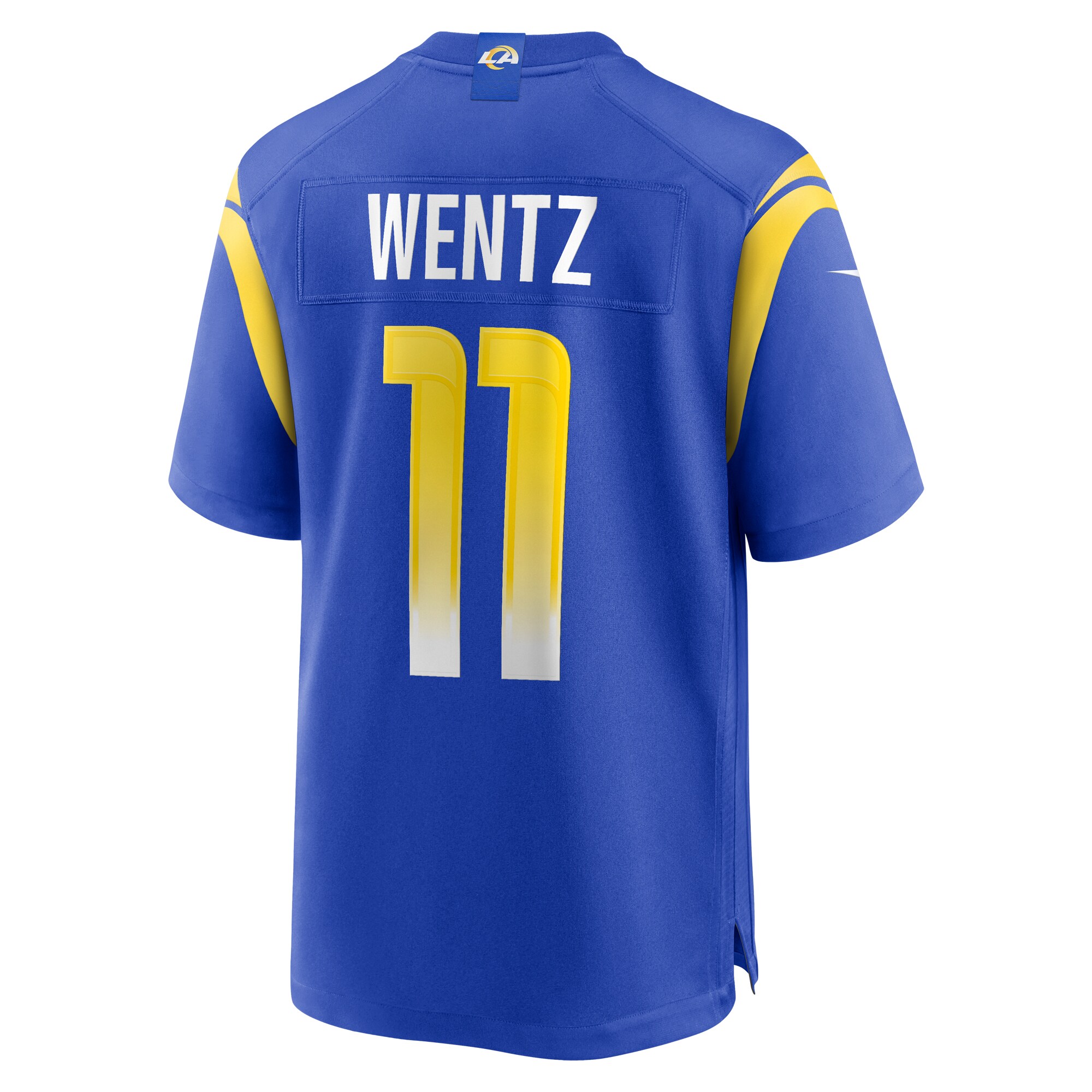 Carson Wentz Los Angeles Rams Nike Team Game Jersey – Royal - Image 3