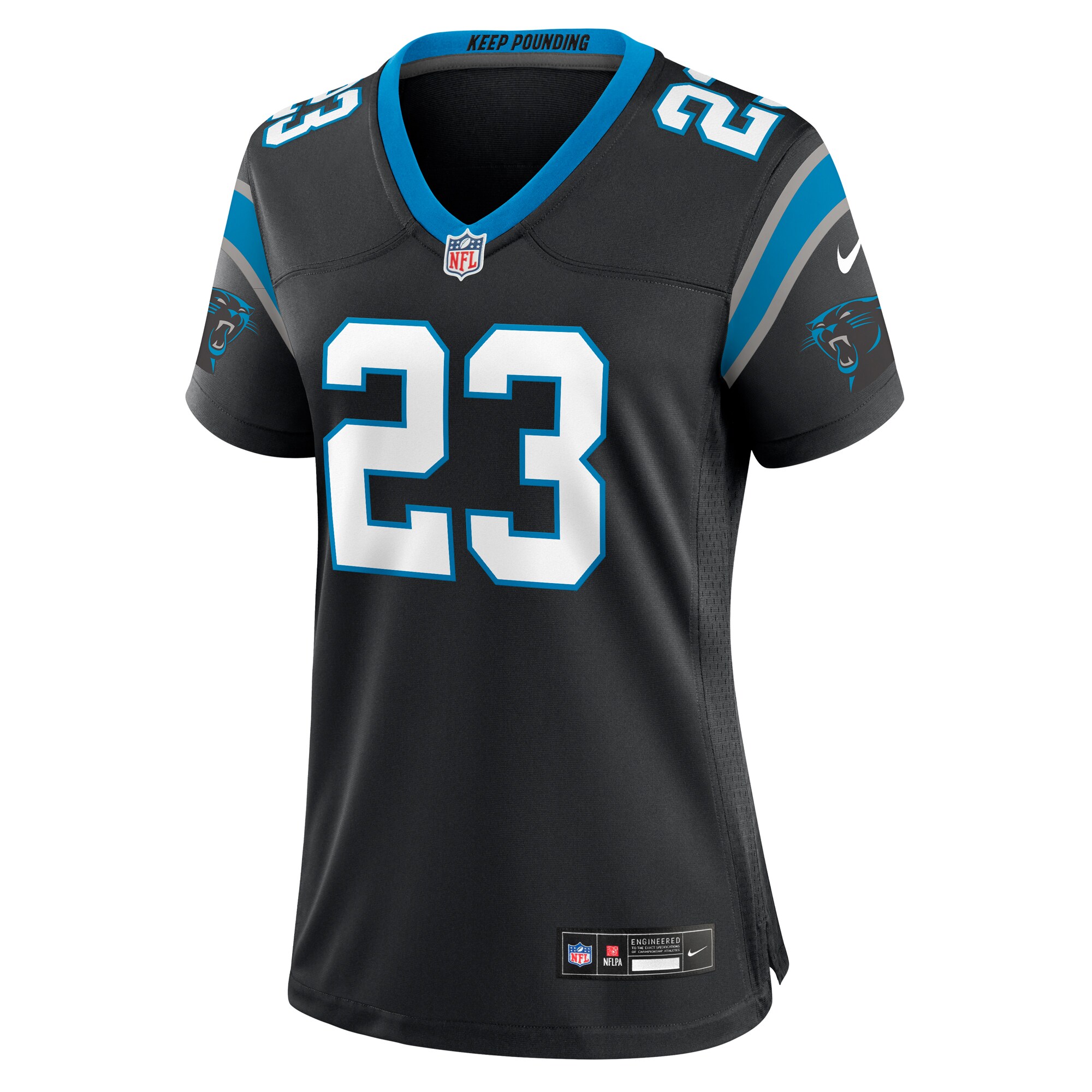 Dane Jackson Carolina Panthers Nike Women’s Game Jersey – Black - Image 2
