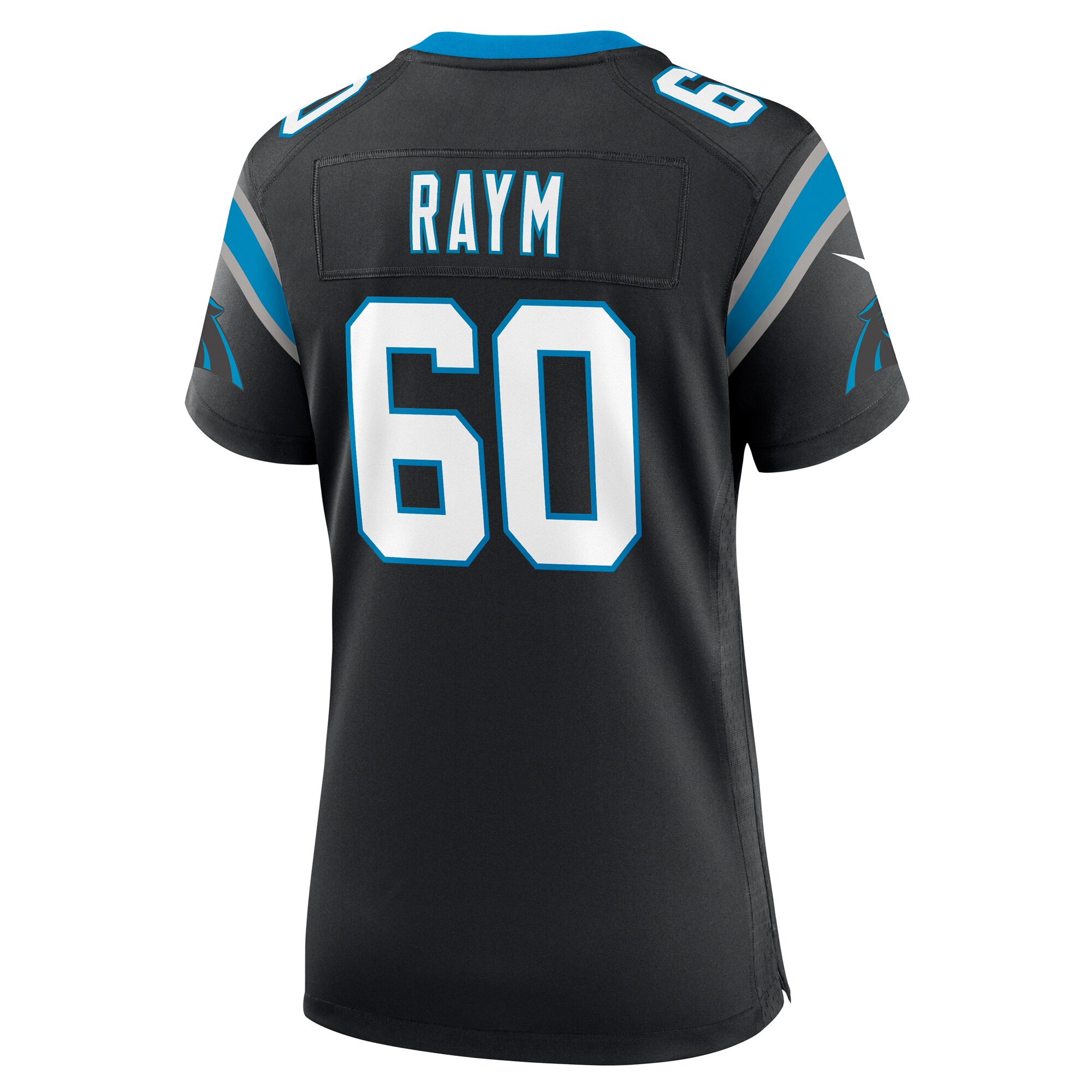 Andrew Raym Carolina Panthers Nike Women’s Game Jersey – Black - Image 3