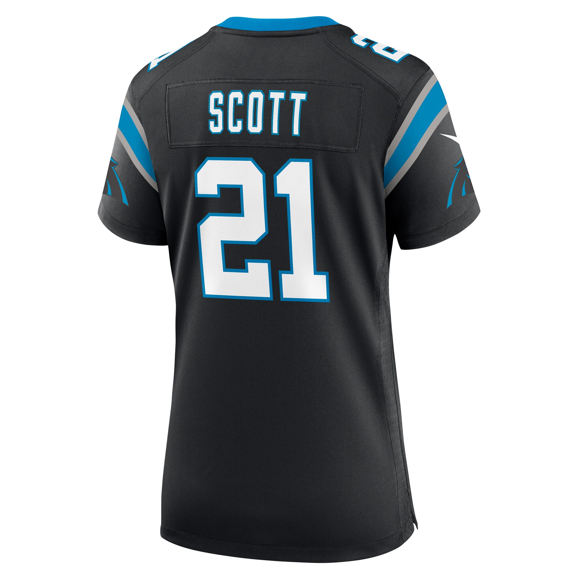 Nick Scott Carolina Panthers Nike Women’s Game Jersey – Black - Image 2